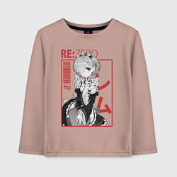 Детский лонгслив Re:Zero Rem