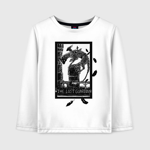 Детский лонгслив Последний хранитель игра / Белый – фото 1