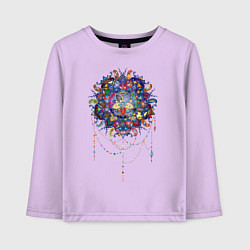 Детский лонгслив Мандала Шивы