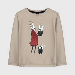 Лонгслив хлопковый детский Хорнет и рыцари, цвет: миндальный