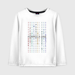 Детский лонгслив Команды Формулы 1