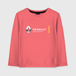 Детский лонгслив Renault Passion for life