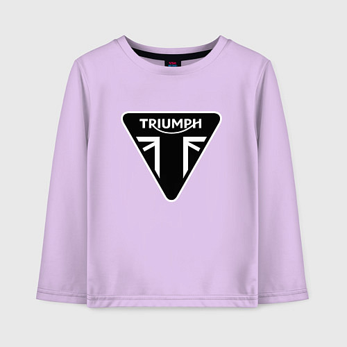Детский лонгслив Triumph Мото Лого Z / Лаванда – фото 1