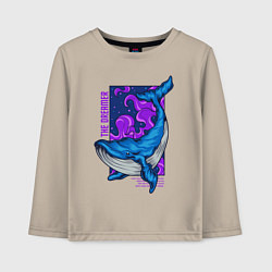 Детский лонгслив Кит The dreamer