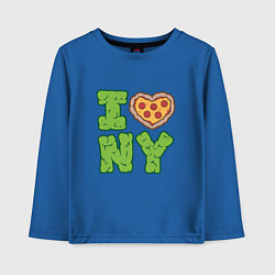 Детский лонгслив I Love New York