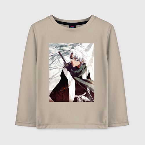 Детский лонгслив Hitsugaya Toshiro / Миндальный – фото 1