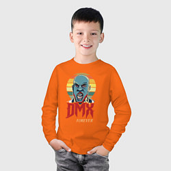Лонгслив хлопковый детский DMX - Forever Scream, цвет: оранжевый — фото 2