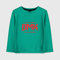 Лонгслив хлопковый детский DMX RIP, цвет: зеленый