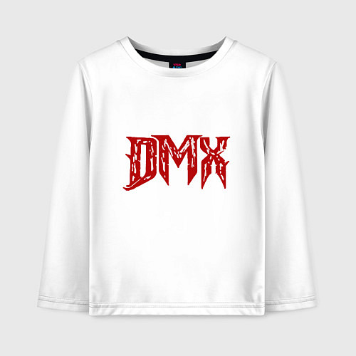 Детский лонгслив DMX - Red & White / Белый – фото 1