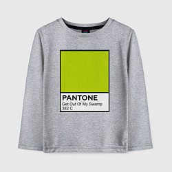 Детский лонгслив Shrek: Pantone Color