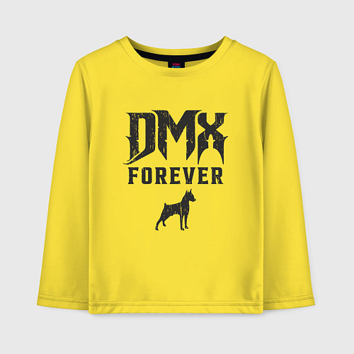 Детский лонгслив DMX Forever / Желтый – фото 1