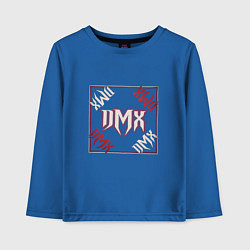 Лонгслив хлопковый детский DMX Power, цвет: синий