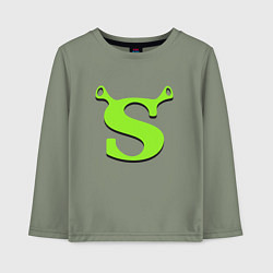 Детский лонгслив Shrek: Logo S