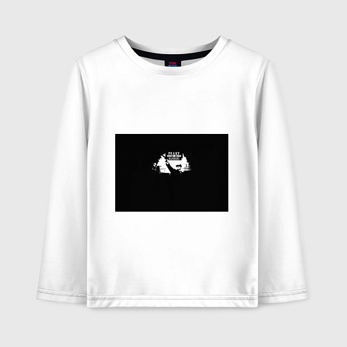 Детский лонгслив Peaky BlindersОстрые Козырьки / Белый – фото 1