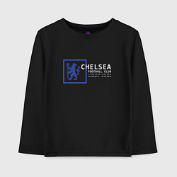 Лонгслив хлопковый детский FC Chelsea Stamford Bridge 202122, цвет: черный