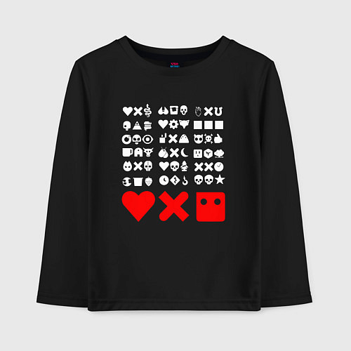 Детский лонгслив Love, Death and Robots Logo Z / Черный – фото 1