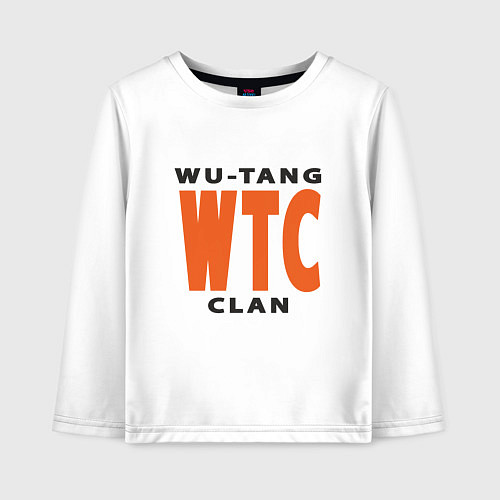 Детский лонгслив Wu-Tang WTC / Белый – фото 1