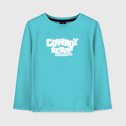 Детский лонгслив Cowboy Bebop / Бирюзовый – фото 1
