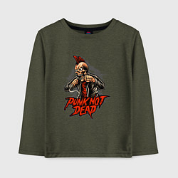 Детский лонгслив PUNK NOT DEAD ПАНК НЕ УМЕР Z