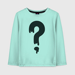 Лонгслив хлопковый детский Любимая футболка Зуса, цвет: мятный
