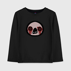 Лонгслив хлопковый детский Blood isaac, цвет: черный