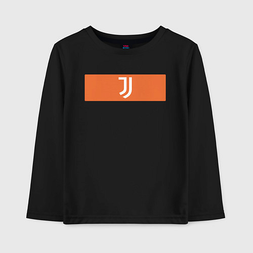 Детский лонгслив Juventus Tee Cut & Sew 2021 / Черный – фото 1