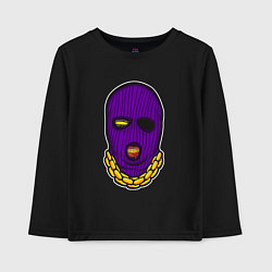 Детский лонгслив DaBaby Purple Mask