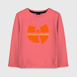 Лонгслив хлопковый детский Wu-Tang Orange, цвет: коралловый