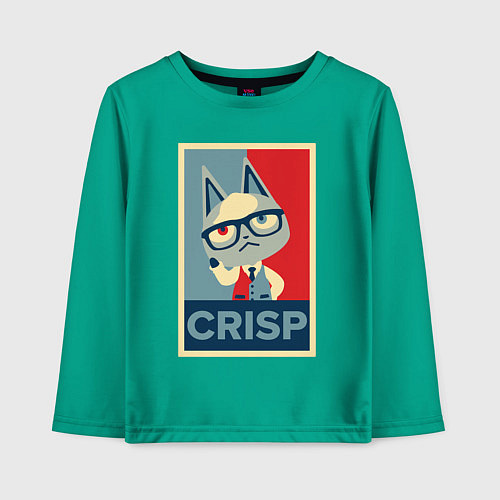 Детский лонгслив Crisp / Зеленый – фото 1