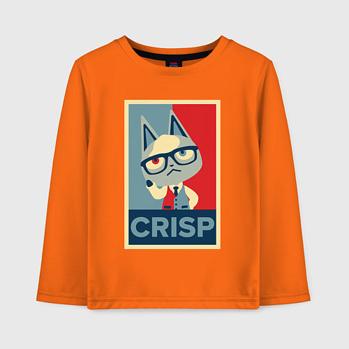 Детский лонгслив Crisp / Оранжевый – фото 1