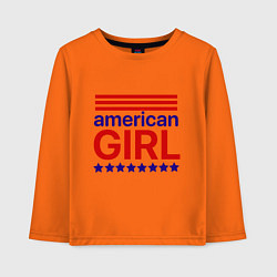 Детский лонгслив American girl