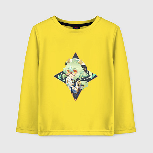 Детский лонгслив Милая Сахароза / Желтый – фото 1