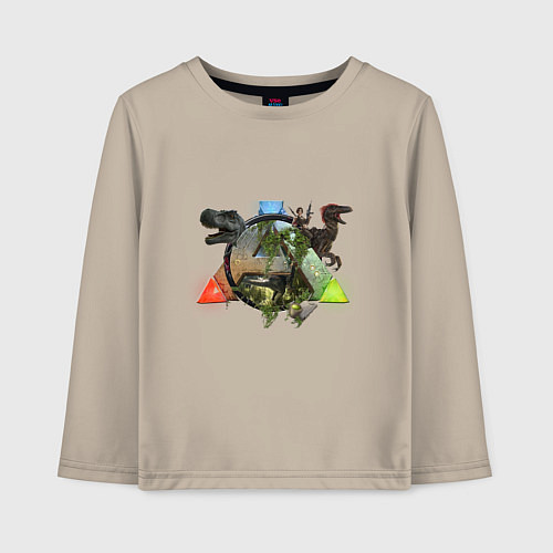 Детский лонгслив ARK Survive / Миндальный – фото 1