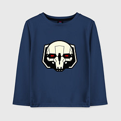 Лонгслив хлопковый детский Mech BattleTech, цвет: тёмно-синий