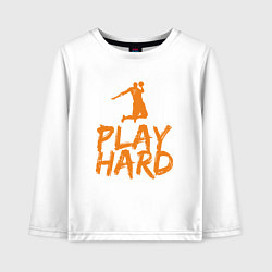 Детский лонгслив Play Hard