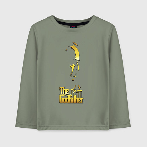 Детский лонгслив Крестный отец the godfather / Авокадо – фото 1