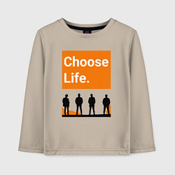 Детский лонгслив Choose Life