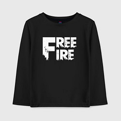 Детский лонгслив FREEFIRE FF WHITE LOGO Z