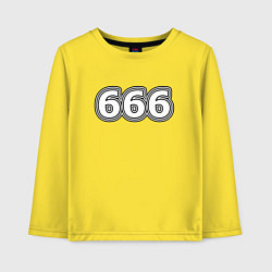 Детский лонгслив 666