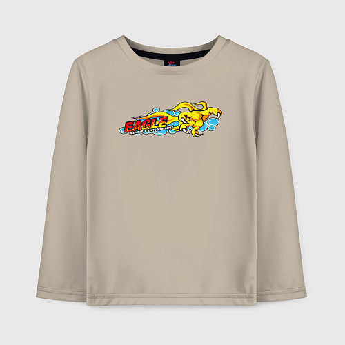 Детский лонгслив Eagle Орел / Миндальный – фото 1