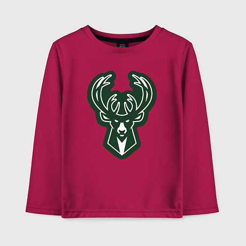 Детский лонгслив Bucks / Маджента – фото 1