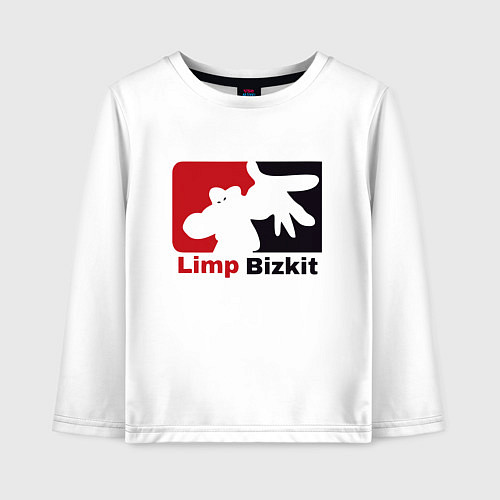Детский лонгслив Limp Bizkit / Белый – фото 1