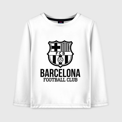 Детский лонгслив Barcelona FC / Белый – фото 1