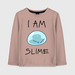 Детский лонгслив I AM SLIME