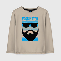 Детский лонгслив Vaccinated