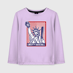 Детский лонгслив Бейсбол Liberty city