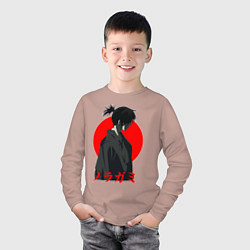 Лонгслив хлопковый детский Yato Noragami, цвет: пыльно-розовый — фото 2