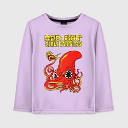 Лонгслив хлопковый детский RED HOT CHILI PEPPERS, цвет: лаванда