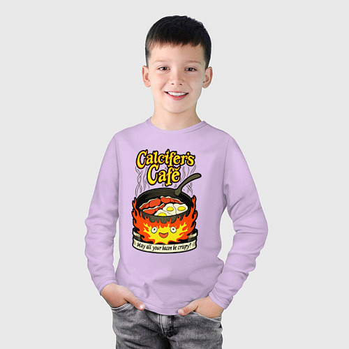 Детский лонгслив Calcifer cook / Лаванда – фото 3