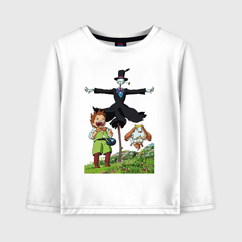 Детский лонгслив TurnipHead / Белый – фото 1
